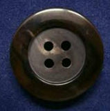 B4444 22mm Dark Browns Matt Centre 4 Hole Button - Ribbonmoon