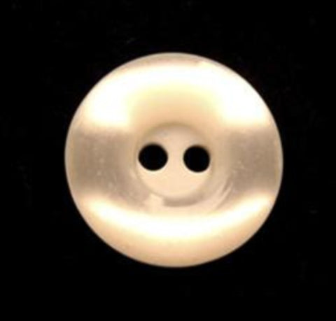 B6761 15mm Pearlised Tonal Ivory Shimmery 2 Hole Button - Ribbonmoon