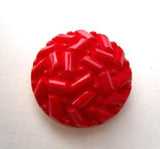 B15367 17mm Red Textured Shank Button - Ribbonmoon