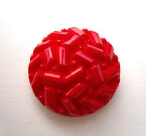 B15367 17mm Red Textured Shank Button - Ribbonmoon