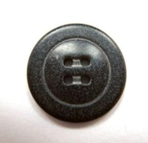 B16231 18mm Charcoal Grey Speckled Soft Sheen 4 Hole Button - Ribbonmoon