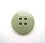 B10759 14mm Pale Khaki Green Glossy 4 Hole Button - Ribbonmoon