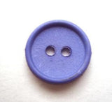 B9611 16mm Violet Blue Matt Centre 2 Hole Button - Ribbonmoon