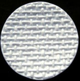 B17664 34mm Brilliant White Textured Shank Button - Ribbonmoon