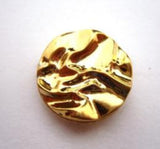 B14895 18mm Gilded Gold Poly Shank Button - Ribbonmoon