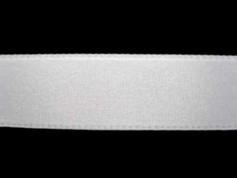 R2425 13mm White Single Face Satin Ribbon - Ribbonmoon