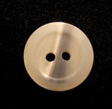 B6728 15mm Naturals and Grey Matt 2 Hole Button - Ribbonmoon