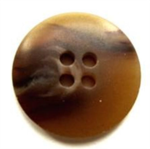 B7199 20mm Browns and Toffe Bone Sheen 4 Hole Button - Ribbonmoon