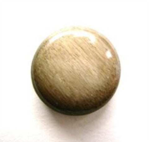 B11866 17mm Frosted Brown High Gloss Shank Button - Ribbonmoon