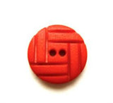 B9041 15mm Rust Matt Finish Grooved 2 Hole Button - Ribbonmoon