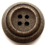 B11440 22mm Stone Brown Matt 4 Hole Button - Ribbonmoon