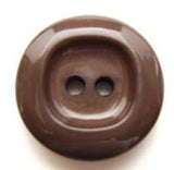 B5829 19mm Grey Congo Brown High Gloss 2 Hole Button - Ribbonmoon