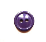 B15311 12mm Misty Lupin High Gloss 2 Hole Button - Ribbonmoon