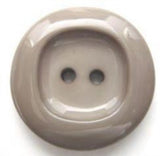 B5729 25mm Grey Beige High Gloss 2 Hole Button - Ribbonmoon