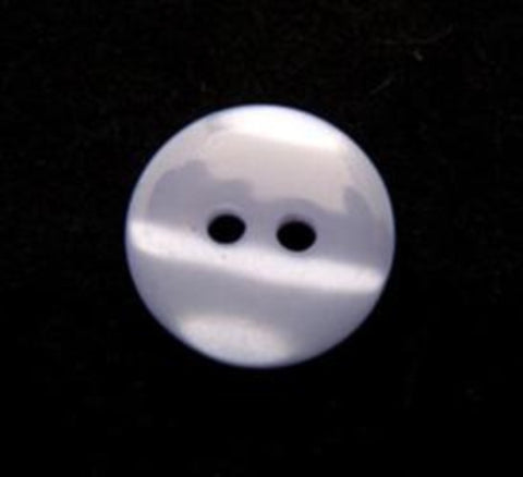 B11950 15mm Pearlised Ice Blue 2 Hole Button - Ribbonmoon