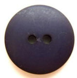 B8195 20mm Navy Soft Sheen 2 Hole Button - Ribbonmoon