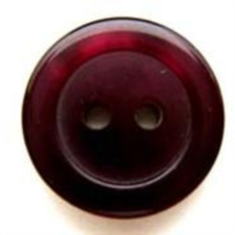 B5733 16mm Tonal Plum Shimmery Polyester 2 Hole Button - Ribbonmoon