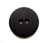 B15997 20mm Black Matt 2 Hole Button - Ribbonmoon