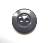 B11240 16mm Dark Grey Glossy 2 Hole BUtton - Ribbonmoon