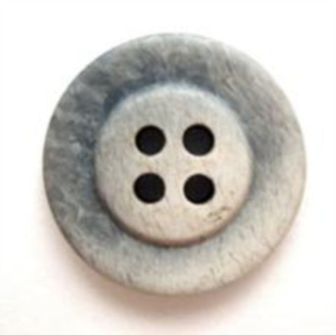 B6804 18mm Tonal Frosted Grey Matt 4 Hole Button - Ribbonmoon