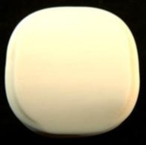 B7608 25mm Cream Chunky Bone Sheen Button, Hole Built into the Back - Ribbonmoon