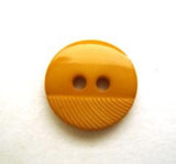 B8765 13mm Mustard Glossy and Textured  2 Hole Button - Ribbonmoon