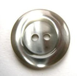 B17620 20mm Tonal Mid and Silver Grey Pearlised 2 Hole Button - Ribbonmoon