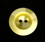 B17642 19mm Tonal Lemon Pearlised Polyester 2 Hole Button - Ribbonmoon