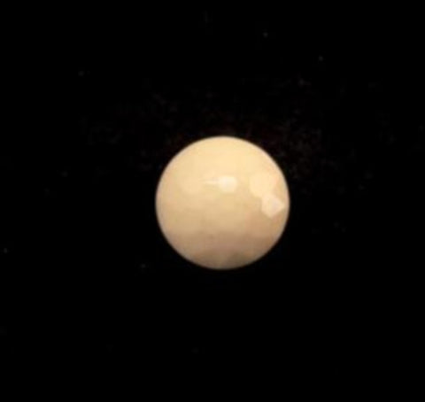 B11631 11mm Honey Cream Domed Honeycomb Shank Button - Ribbonmoon