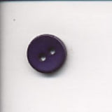 B7496 16mm Purple Blue Gloss 2 Hole Button - Ribbonmoon