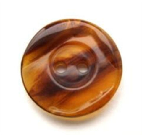 B10899 18mm Translucent Tortoise Shell 2 Hole Button - Ribbonmoon