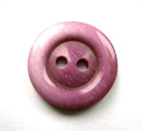 B17757 18mm Frosted Summer Plum Gloss 2 Hole Button - Ribbonmoon