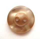 B5261 13mm Tonal Pale Brown Shimmery Pearlised 2 Hole Button - Ribbonmoon