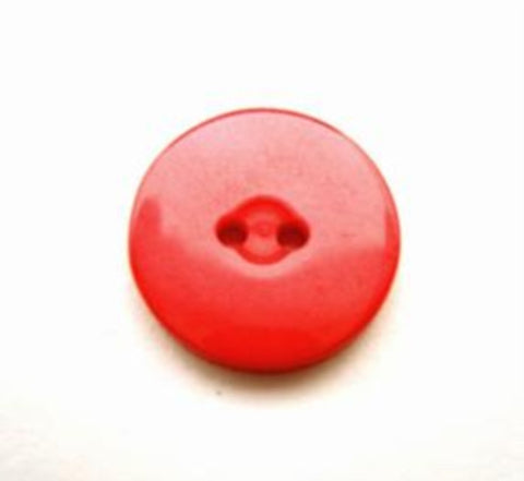 B10658 15mm Tonal Coral and Geranium Pink Polyester 2 Hole Button - Ribbonmoon