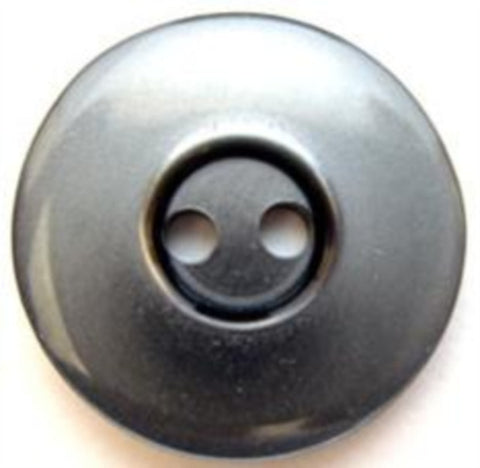 B6675 25mm Tonal Dark Grey Pearlised 2 Hole Button - Ribbonmoon