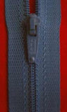 Z0249 51cm Wedgewood Blue AERO Nylon Lightweight Closed End Zip