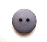 B9404 15mm Slate Grey Matt 2 Hole Button - Ribbonmoon