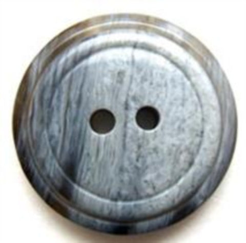 B6495 23mm Tonal Greys High Gloss 2 Hole Button