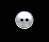 B16634 11mm Pale Helio Tint Polyster Shirt Type 2 Hole Button - Ribbonmoon