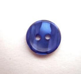 B13184 12mm Tonal Royal Blues Variegated Polyester 2 Hole Button - Ribbonmoon