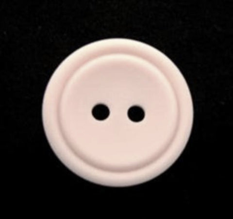 B13679 17mm Pale Pink Matt 2 Hole Button - Ribbonmoon