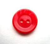 B12880 15mm Tonal Red and Pink Semi Pearlised 2 Hole Button - Ribbonmoon