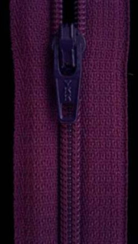 Z0336 YKK 56cm Pastel Plum Nylon No.3 Closed End Zip - Ribbonmoon