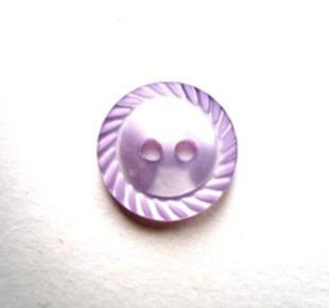 B17105 14mm Orchid Polyester Mill Edge 2 Hole Button - Ribbonmoon