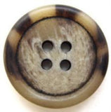 B7821 23mm Dark Aaran Matt Centre 4 Hole Button - Ribbonmoon