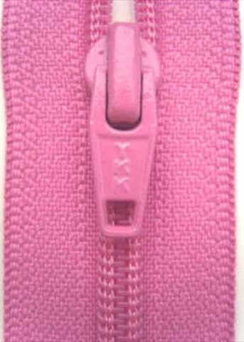 Z3212 YKK 59cm Hot Pink Nylon No.5 Open End Zip - Ribbonmoon