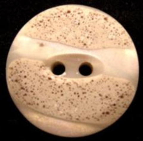 B8209 23mm Textured Sand and Iridescent Shimmer 2 Hole Button - Ribbonmoon