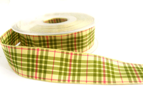 R2803 26mm Polyester Tartan Ribbon by Berisfords