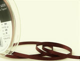 R3086 5mm Hot Chocolate Brown Double Face Satin Ribbon by Berisfords