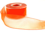 R1881 44mm Flame Orange Water Resistant Sheer Ribbon by Berisfords